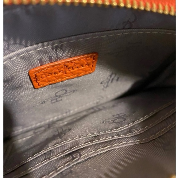 Cole haan Vibrant Orange Leather wristlet Clutch - Picture 7 of 7